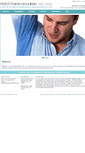 Mobile Screenshot of hyperhidrosisclinic.com